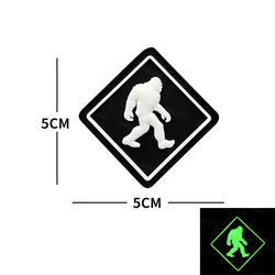 Bigfoot Sasquatch Parche PVC MOLLE – Velcro para gorras y mochilas
