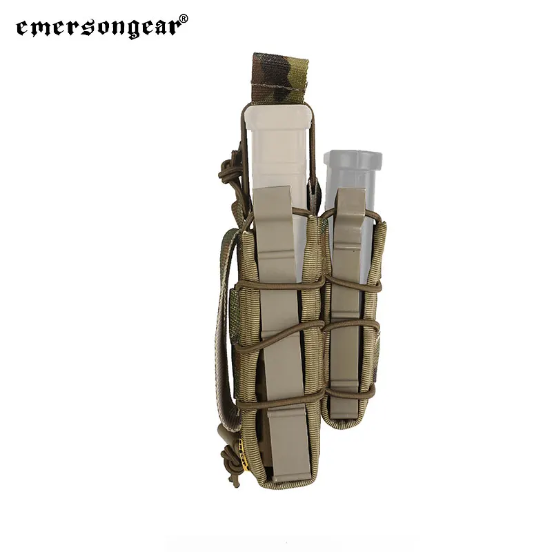 Emersongear 5,56 bolsa para revistas de dos pisos caza táctica M4 Mag bolsa Airsoft Rifle Molle Mag bolsa de nailon EM6346 - imagen 2