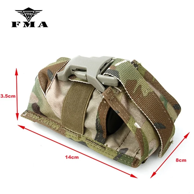 FMA Tactical Cag-bolsa especial para bomba de humo, chaleco de serie Molle Airsoft 330, bolsa para revistas - imagen 4