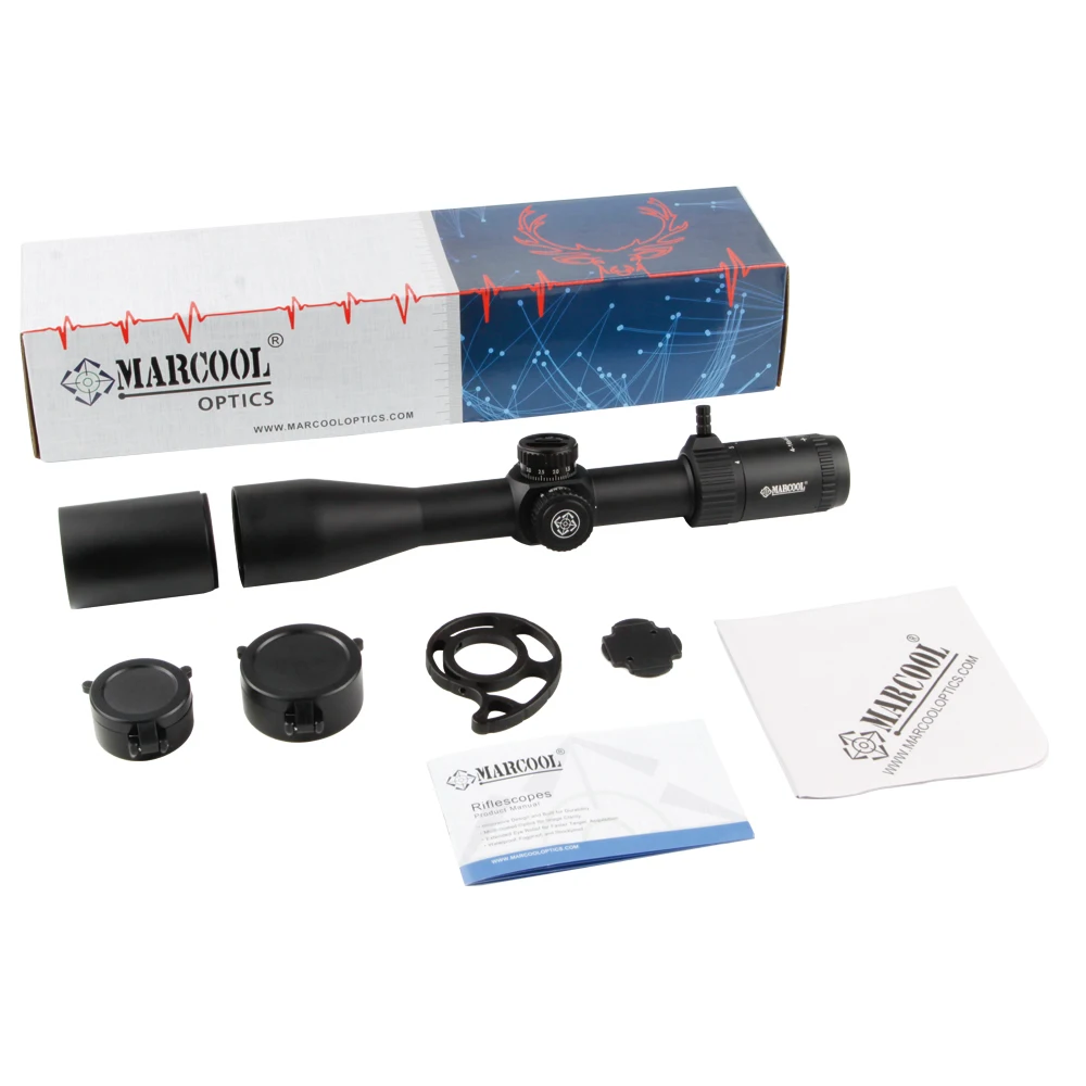 MARCOOL 4-16X44 FFP mira telescópica medición precisa de distancia media y larga distancia caza o francotirador táctico uso óptica - imagen 4