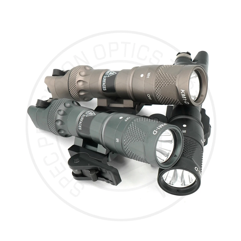 SF M323V IR QD Mount Scout Light arma luz doble salida con interruptor remoto y palanca Picatinny montaje Offset 500 lúmenes - imagen 3