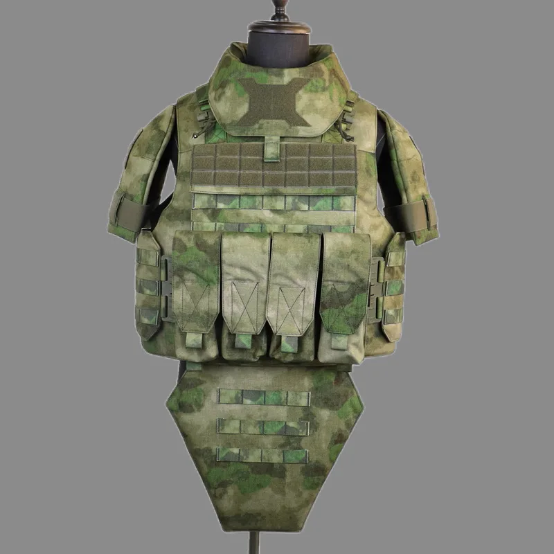 Chaleco táctico de protección completa con corte láser, sistema MOLLE, eliminación rápida de chaleco pesado, entrenamiento de combate al aire libre, caza, guerra - imagen 4