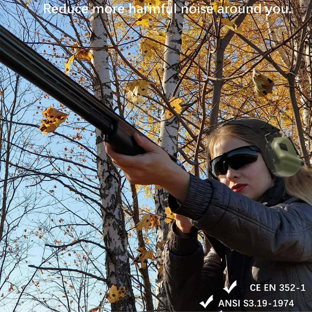 EARMOR-Juego de gafas tácticas y orejeras de tiro para exteriores, auriculares militares antiruido, protección de tiro de caza, M31 MOD3 - imagen 2