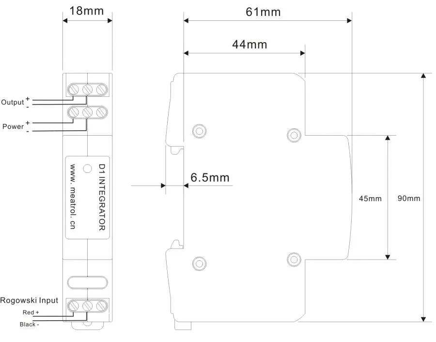Bobina amplificadora de señal de transformador de corriente, integrador de grado industrial dedicado D1 - imagen 2