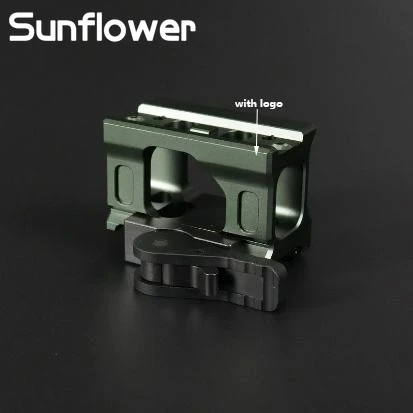 Soporte de alcance táctico Airsoft, versión que aumenta la altura, seguridad para caza, mira de punto rojo, Base de Metal para accesorios de armas de riel de 20MM - imagen 5