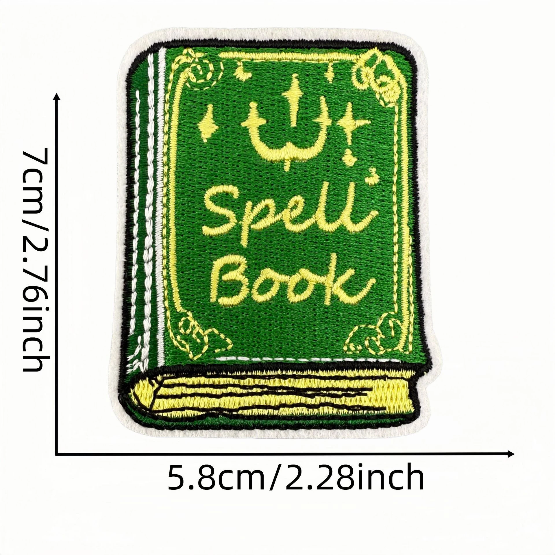 10 Uds. Parche de dibujos animados/libro, parches bordados para ropa, parches para planchar para ropa, chaquetas DIY, pantalones vaqueros, insignias bordadas para coser - imagen 3