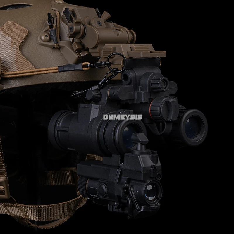 Modelo simulado de fusión térmica de visión nocturna Compatible con NVG PVS14/15/18/31 GPNVG-18 Binocular táctico casco rápido equipo sin función - imagen 4