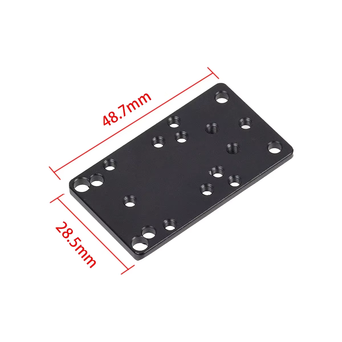 Base Montaje Mira Punto Rojo Universal Glock 17 19 – Adaptador Trasera - imagen 2