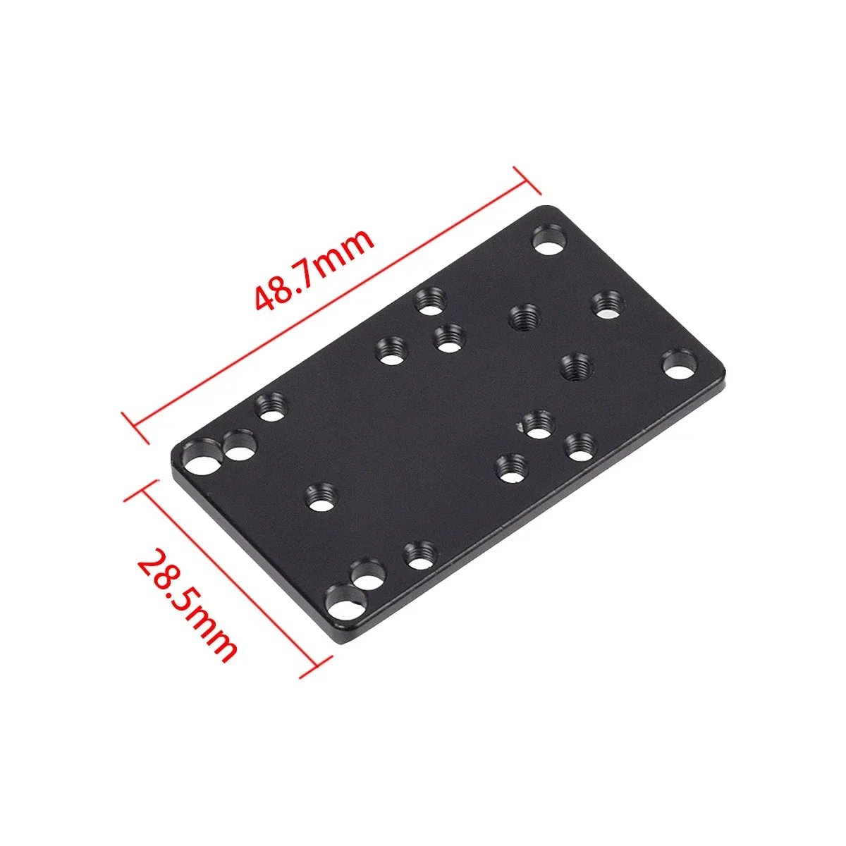 Óptica táctica, Base de montaje de punto rojo, adaptador de placa de montaje de pistola Universal para Glock 17 19, accesorios de Stent de mira trasera - imagen 4
