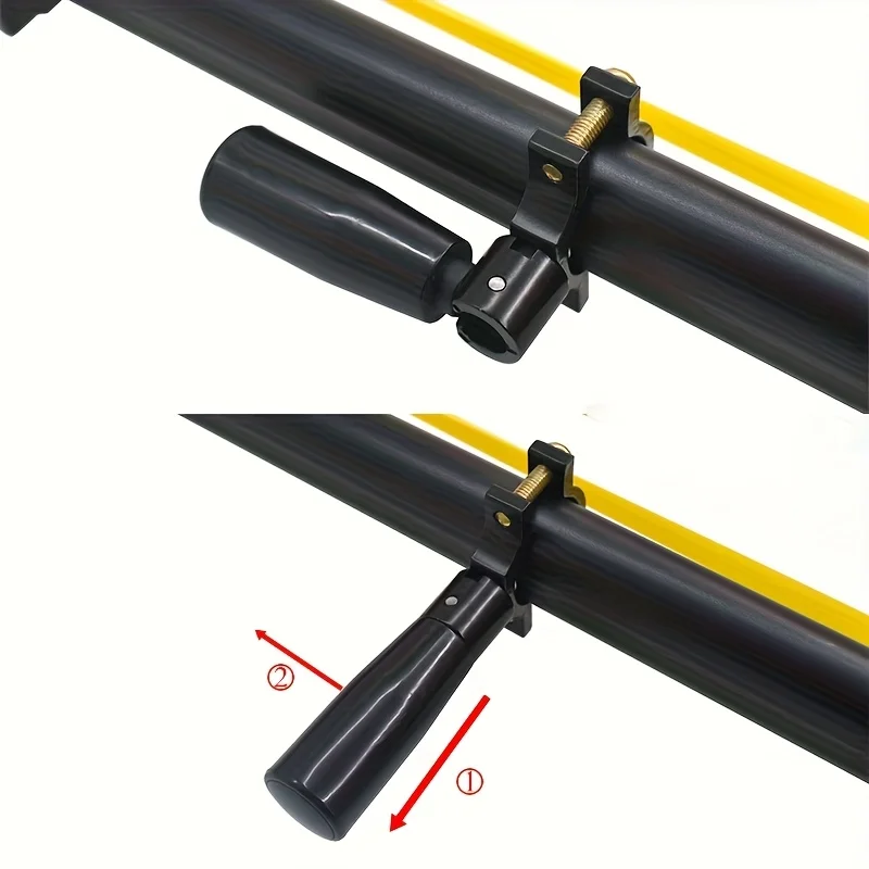 Empuñadura de tirachinas plegable ergonómica ABS negra |   Manija de accesorios DIY para caza al aire libre compacta, liviana y duradera - imagen 4