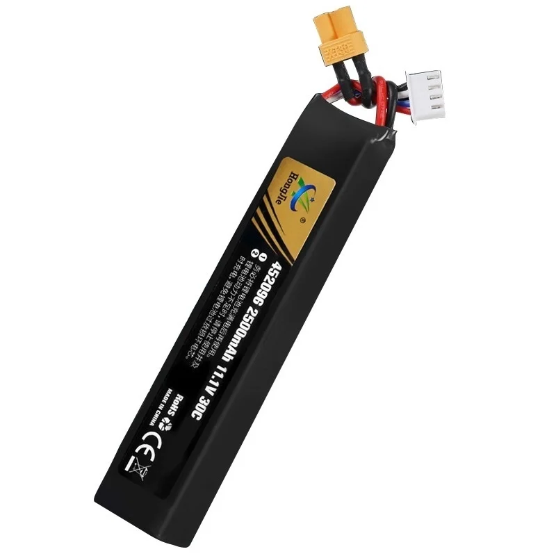Batería Lipo de 11,1 V para pistola de agua Airsoft 11,1 V 3S 2500 mAh 30C 452096   Batería para Airsoft BB pistola de aire juguetes eléctricos piezas de pistolas - imagen 5