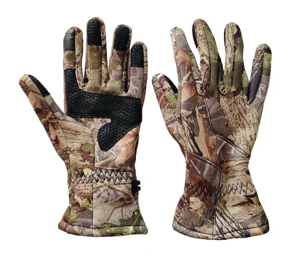 Guantes de camuflaje biomiméticos cálidos e impermeables de invierno y otoño: guantes de tiro con arco, fotografía, caza y exteriores - imagen 2