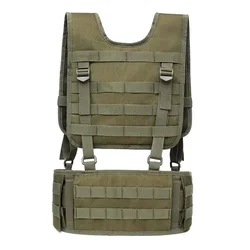 Chaleco táctico MOLLE para airsoft, paintball y caza