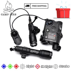 WADSN PEQ-15 iluminador IR táctico con láser, linterna y mando remoto