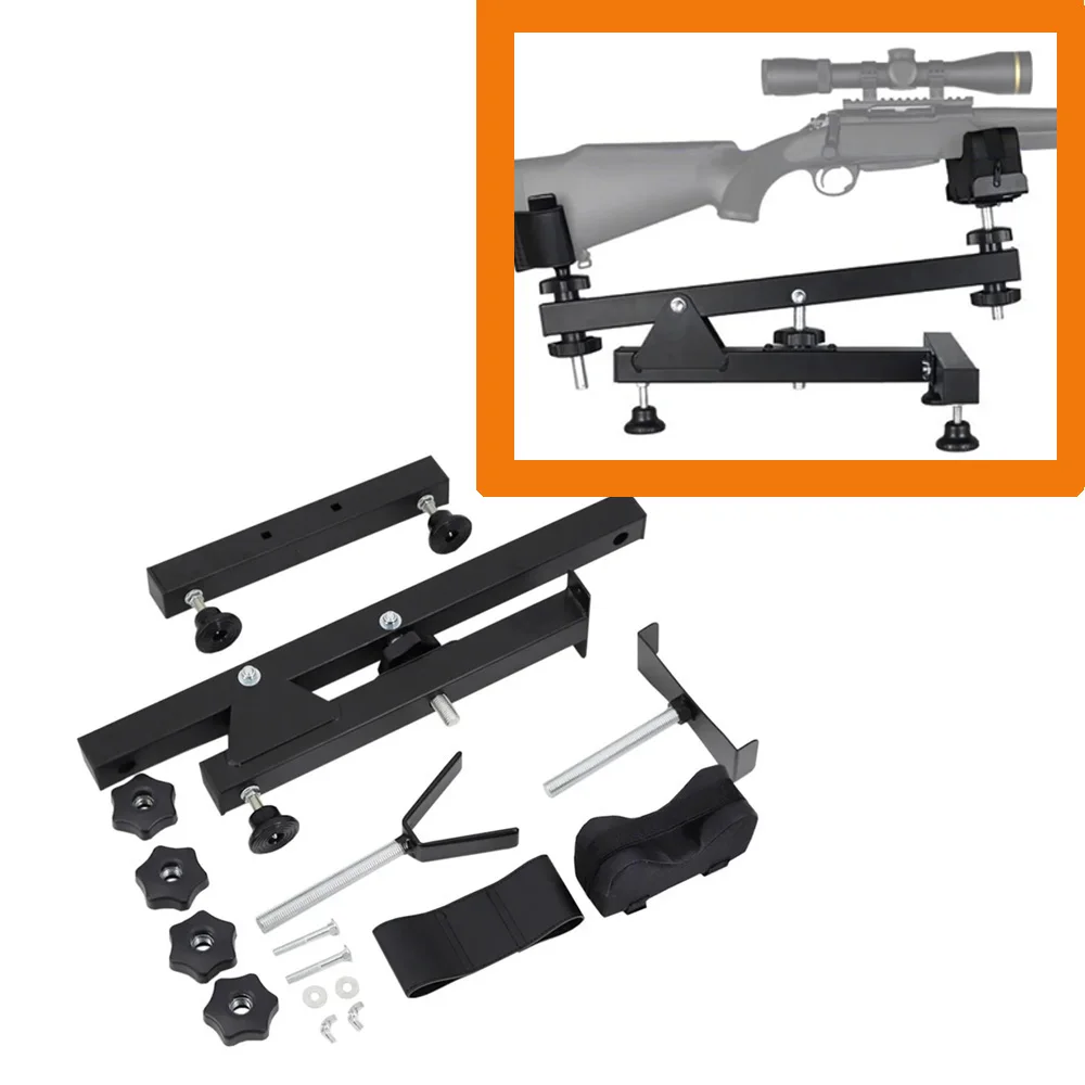 Fwoyonze-Soporte de limpieza, mantenimiento y exhibición de Rifle de pistola táctica, soporte de banco para pistola de tiro, soporte para Rifle, soporte de tiro