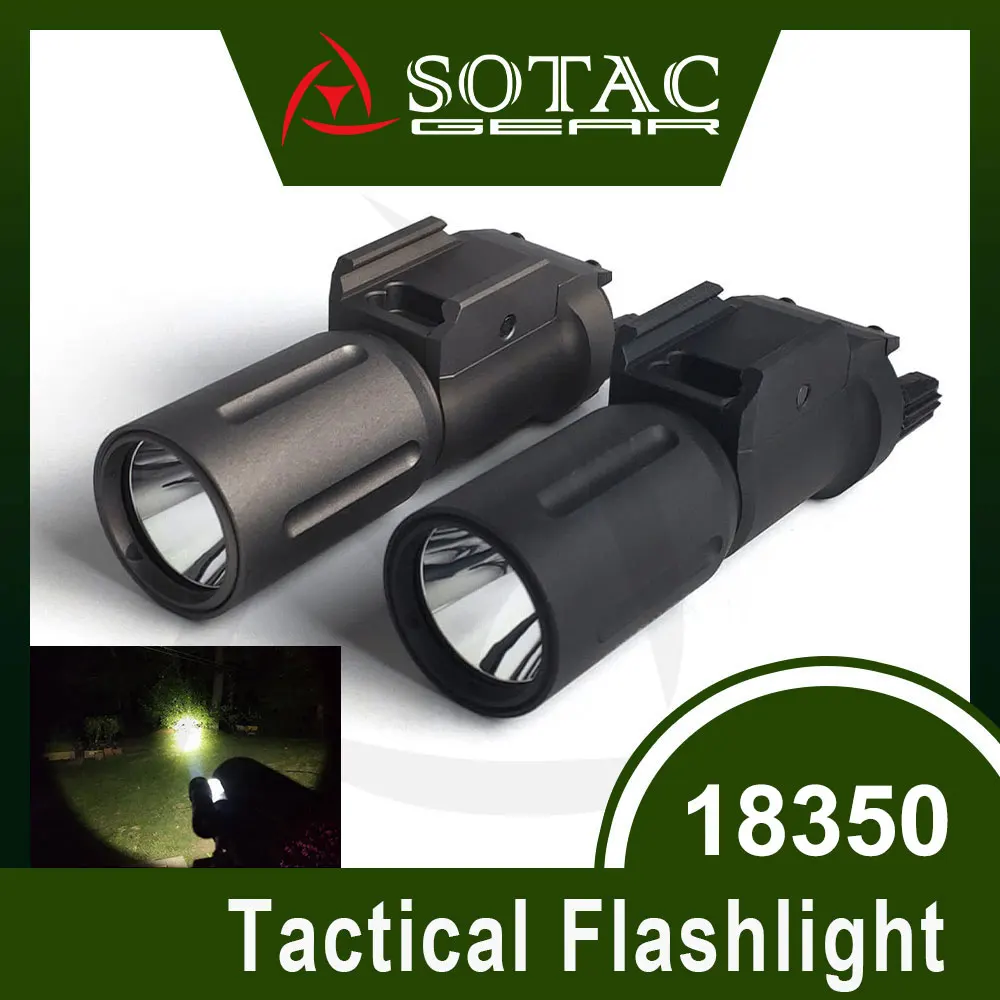 SOTAC OKW PL350 linterna táctica weapon light – Caza y outdoor