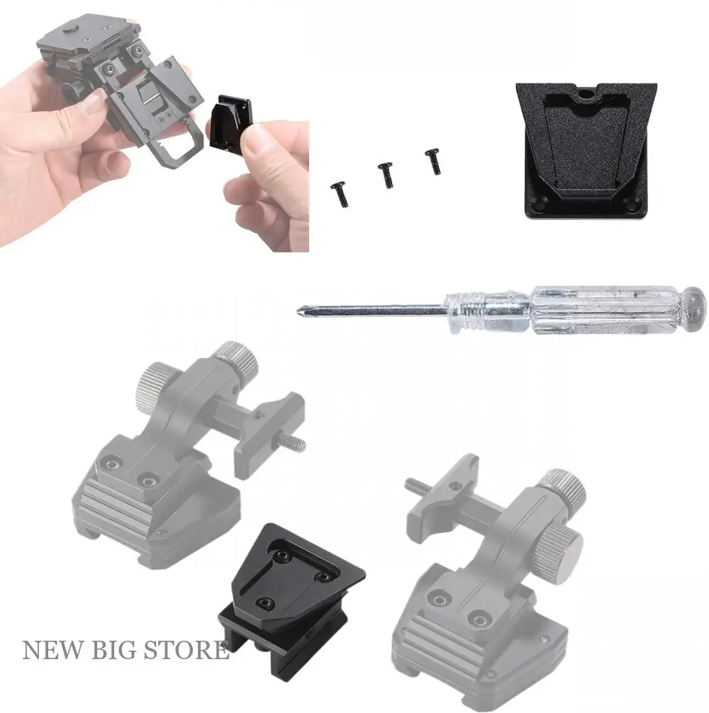 Dispositivo táctico de visión nocturna, adaptador de zapata de cola de milano con montaje en tarjeta triangular de cola de golondrina para transferencia PVS31A BNVS /NVG10 NVG30/PVS-7B - imagen 4