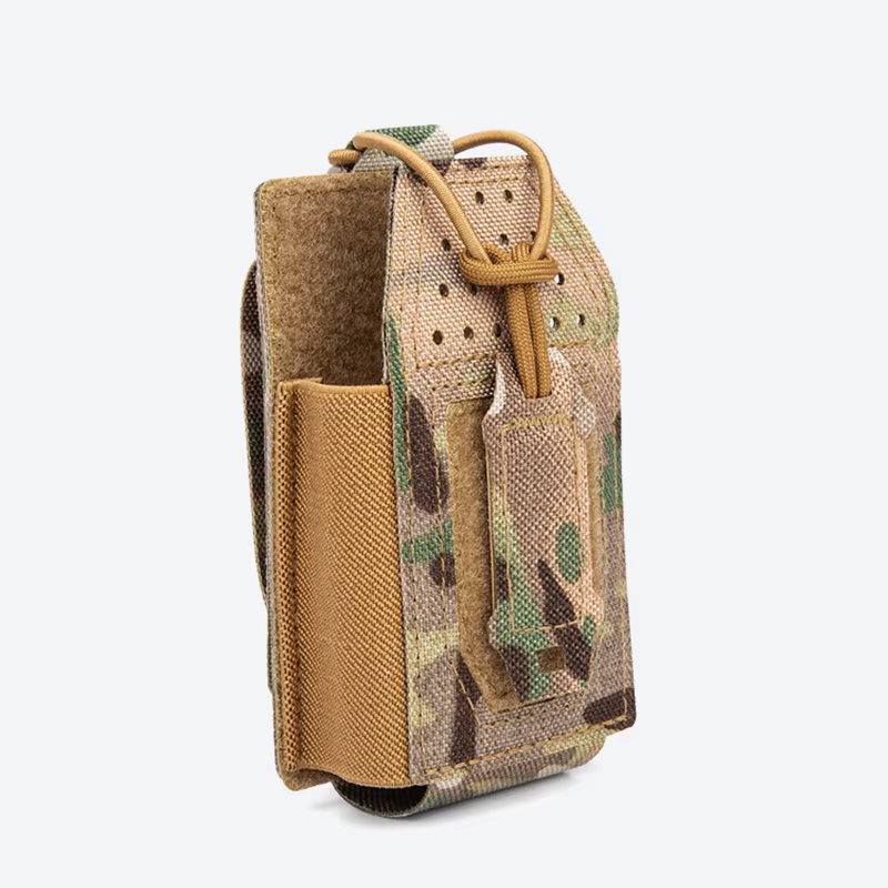 Bolsa MOLLE táctica walkie-talkie con soporte móvil para caza - imagen 4