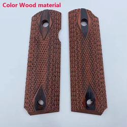 Grips madera cebra para pistola 1911 – CNC táctico