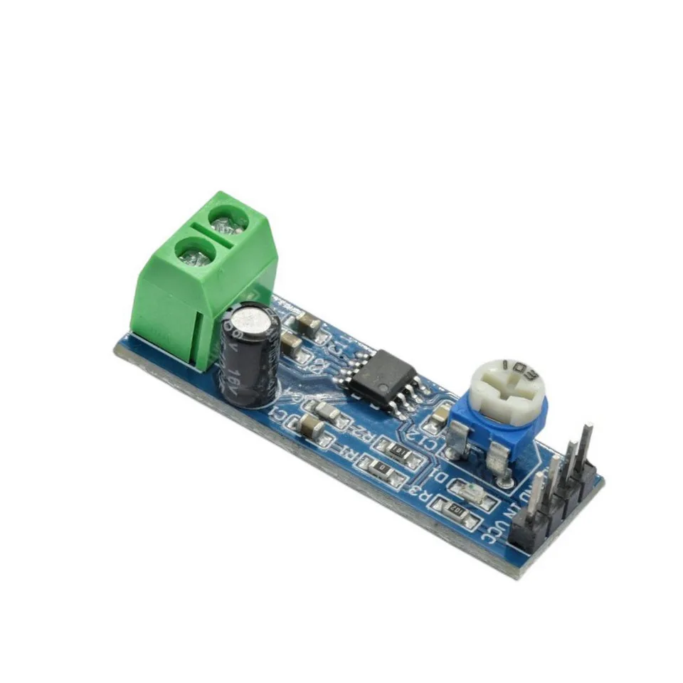 Módulo amplificador de potencia de Audio LM386, placa amplificadora de ganancia de 200 veces, amplificador de potencia Mono, entrada de 5V-12V, 1/5/10/20 piezas - imagen 5