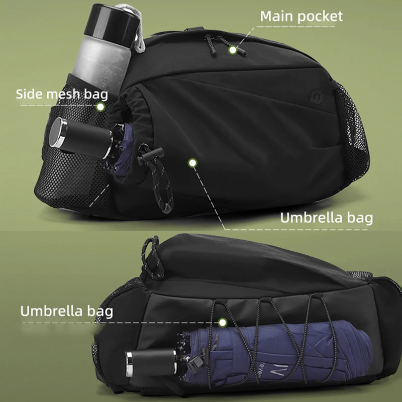 Riñonera de escalada, almacenamiento grande, viajes al aire libre, pesca, senderismo, Camping, desplazamientos, bolsas de pecho, chaleco de viaje ligero, riñonera - imagen 4