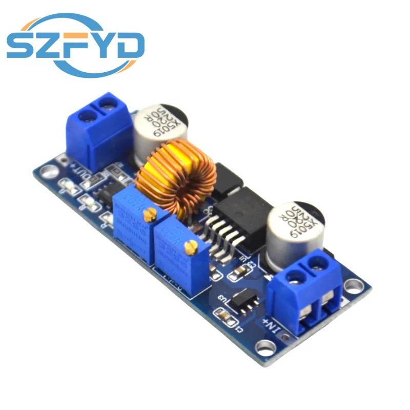 Placa de carga reductora de batería de litio 5A DC a DC CC CV, convertidor de potencia Led, módulo reductor de cargador de litio XL4015 - imagen 2