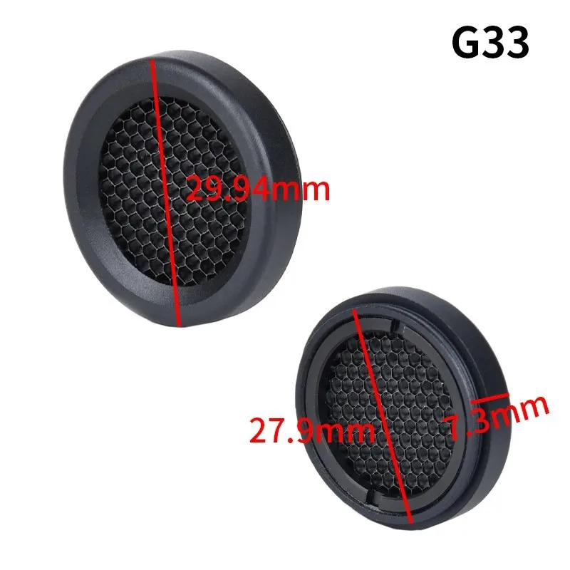 WADSN cubierta de Vista táctica de punto rojo de Metal, Protector de malla, accesorios de alcance de explorador de caza, G33, G43, 4X, FXD, MagnifierT01, T02, M2, M4 - imagen 5