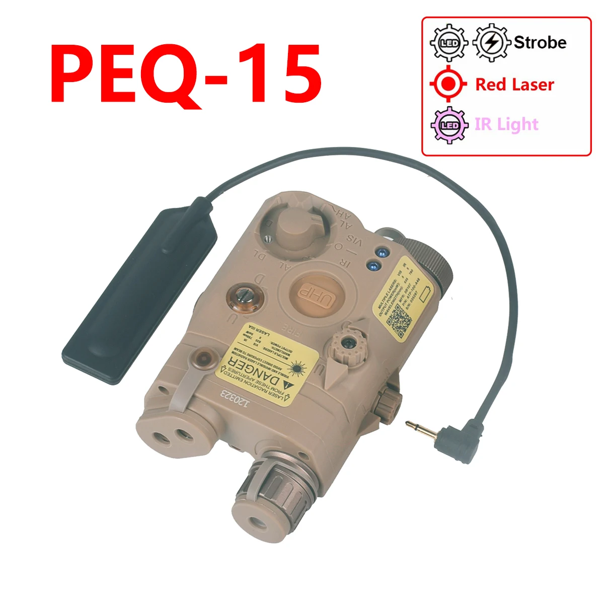 Zenitco Perst-4 – Iluminador láser táctico con linterna - imagen 4