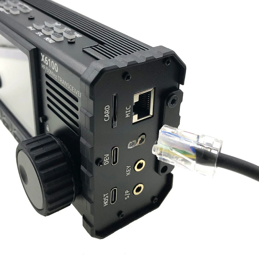 X6100 radio de onda corta amateur con pantalla a color de 4 pulgadas HF/50MHz radio de onda corta inalámbrica de modo completo - imagen 3
