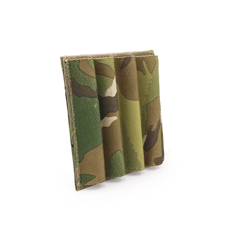 Chaleco táctico para deportes al aire libre, lámpara fluorescente, bolsa de almacenamiento de partición elástica