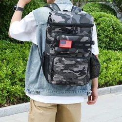 Mochila táctica de escalada con gancho y bucle para hombre, bolsa grande para senderismo, Camping, deportes al aire libre, equipaje de entrenamiento