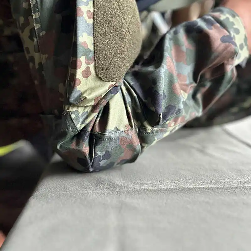 1 par de protectores tácticos de codo/rodillera con flex adaptable: sistema de soporte dinámico para entrenamiento de combate y equipo de protección - imagen 3