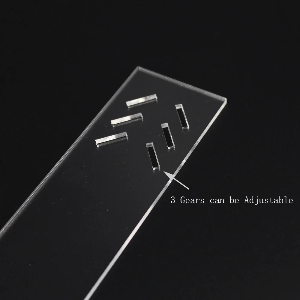 Soporte de exhibición de pistola de nuevo estilo, estante de almacenamiento de exhibición de pistola corta de acrílico transparente ajustable - imagen 5