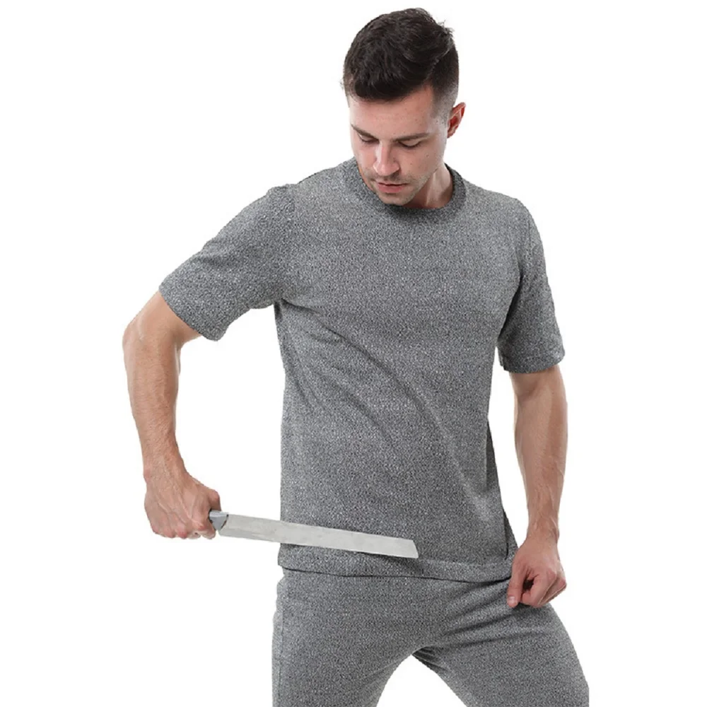 Dark Gray Round Neck