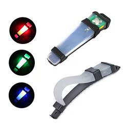 Casco táctico Airsoft, luz de identificación de seguridad, caza al aire libre, Camping, senderismo, luz de señal de supervivencia, equipo estroboscópico para ciclismo