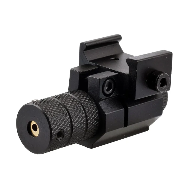 Mira láser de punto rojo, mira láser roja táctica compacta con soporte de riel para 20mm - imagen 2