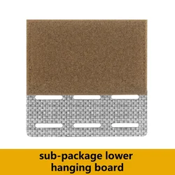 Panel MOLLE inferior modular para chalecos y mochilas tácticas
