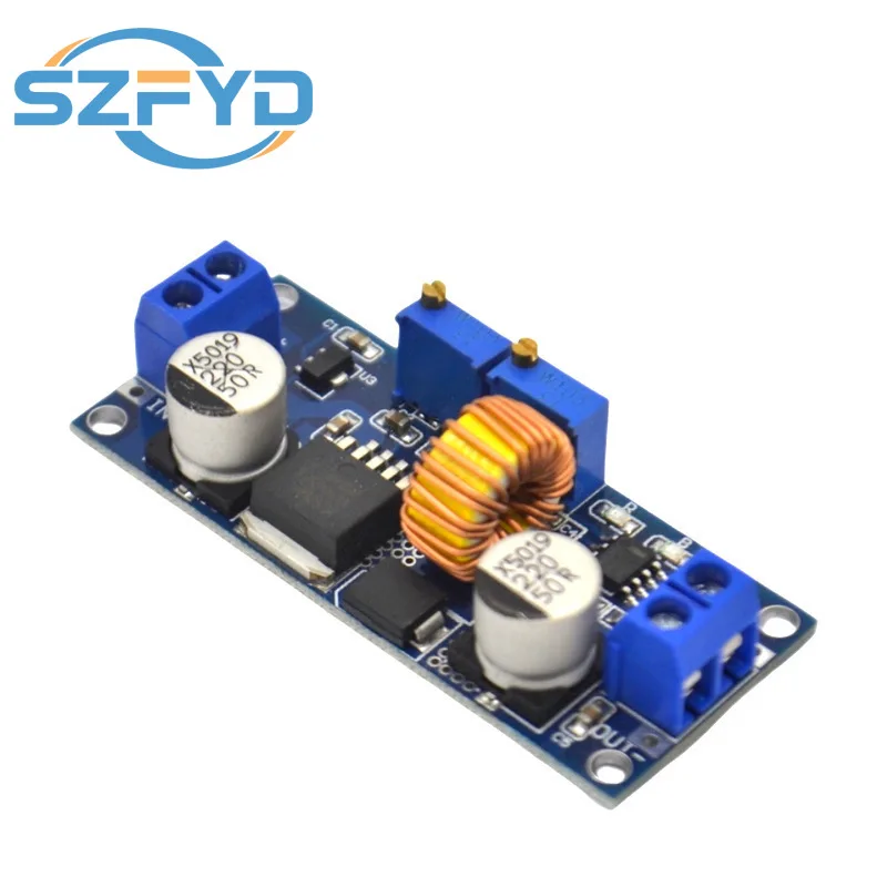 Placa de carga reductora de batería de litio 5A DC a DC CC CV, convertidor de potencia Led, módulo reductor de cargador de litio XL4015 - imagen 4