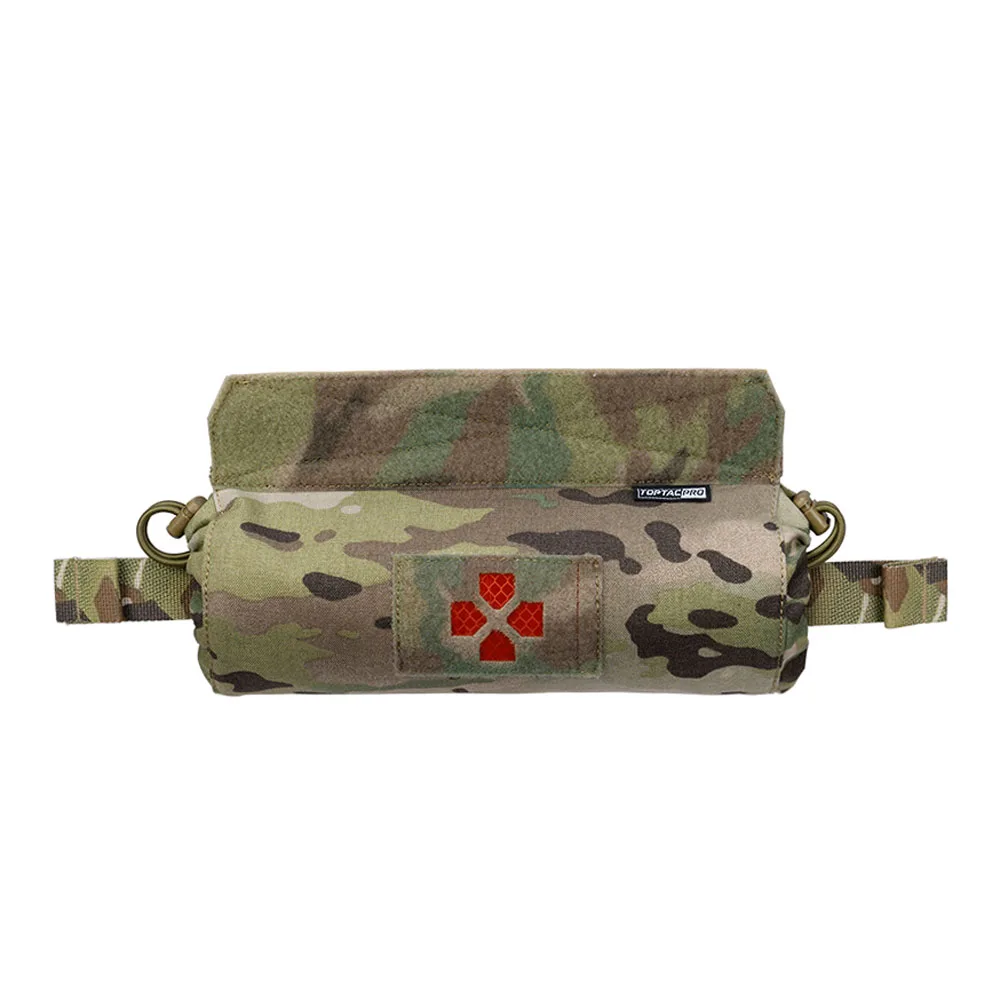 Bolsa médica táctica para el pecho, rollo de 1 bolsa médica para Trauma, IFAK botiquín de primeros auxilios Camo TP8507 - imagen 2