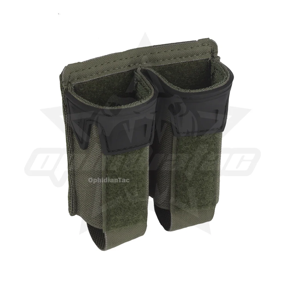Bolsa doble para revistas, bolsa para revistas de 9MM, MOLLE, pistola de aire, caza, tiro, bolsa para revistas, linterna al aire libre, cuchillo, bolsa de herramientas - imagen 4