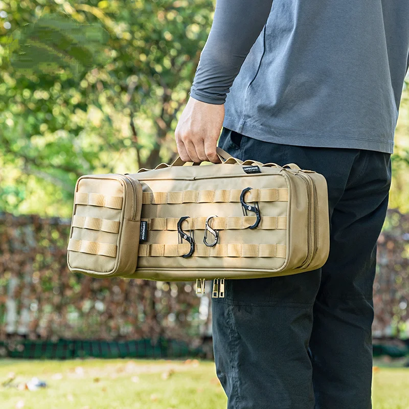 Bolsa táctica portátil de Bk-40, Kit de Camping extendido, almacenamiento, incluye accesorios, riñonera, bolsa colgante Retro - imagen 2