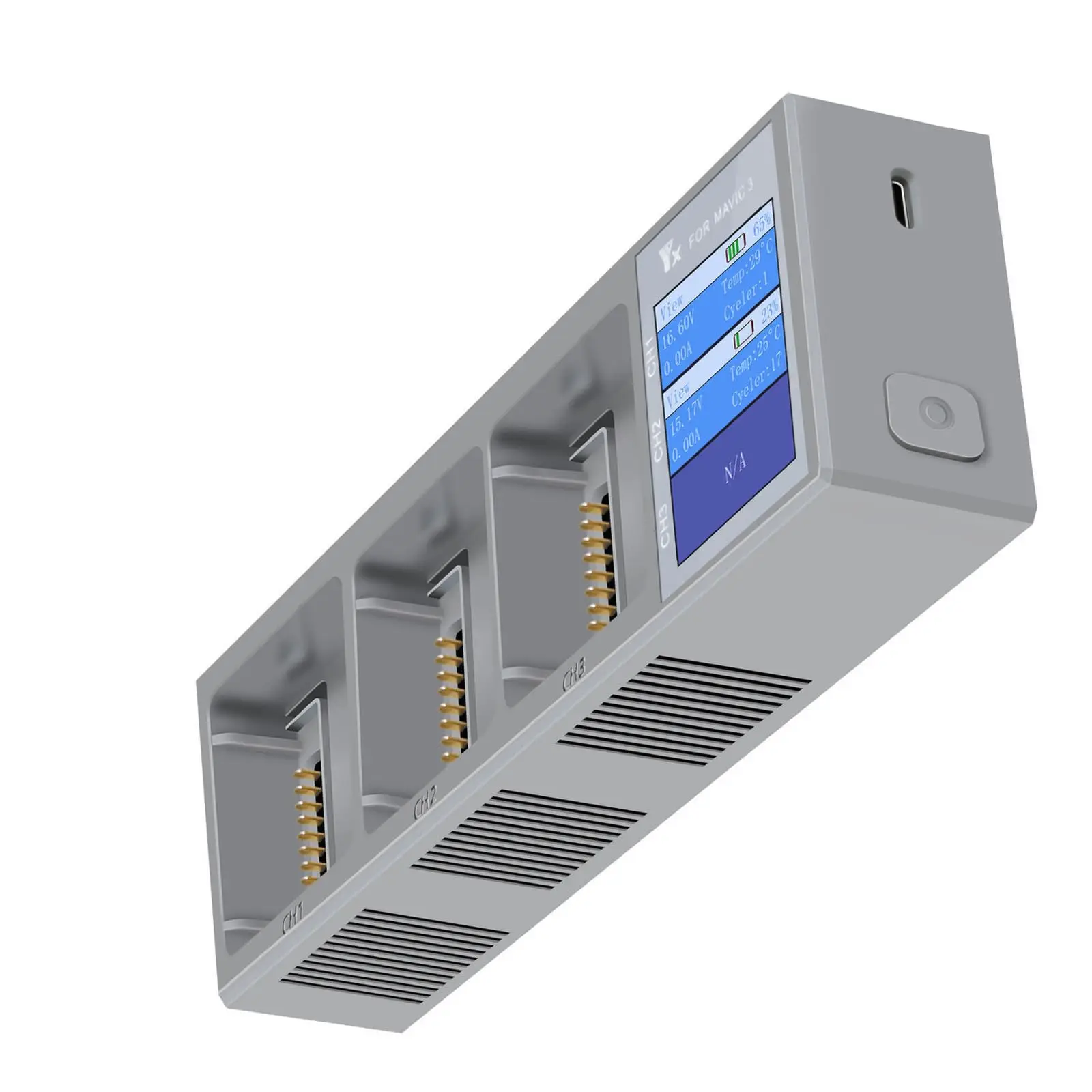 Para DJI Mavic 3/3 Cine, Mavic 3 Pro Drone batería de vuelo cargador rápido concentrador de carga USB con pantalla Digital accesorios para drones - imagen 2