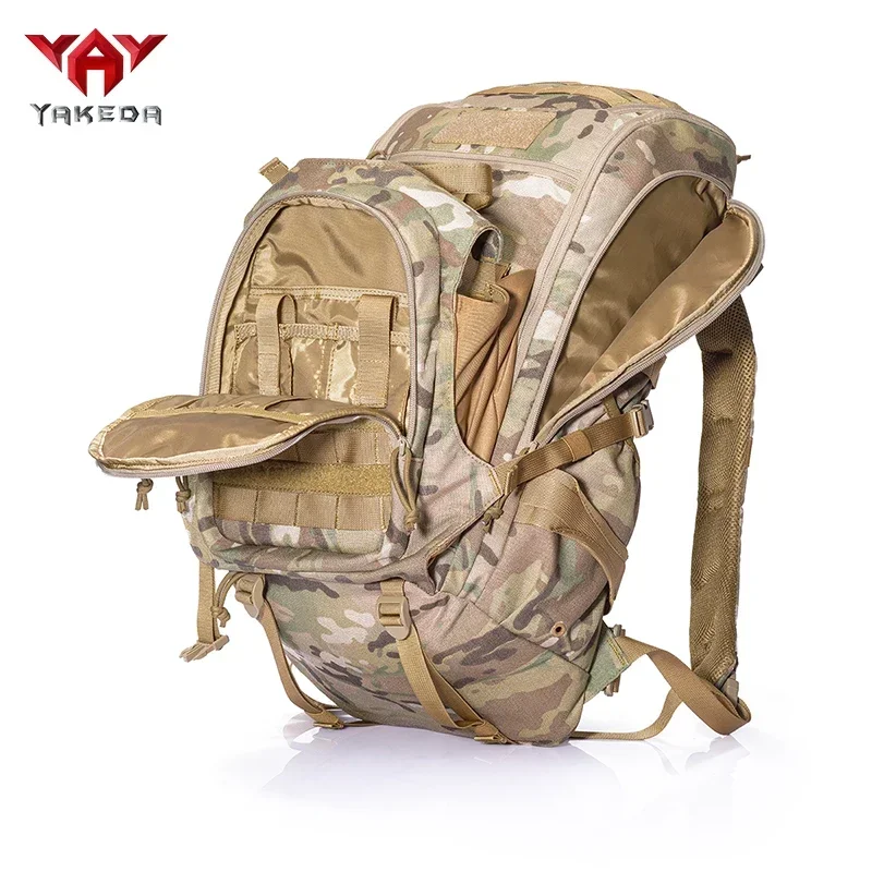 Mochila táctica para exteriores YAKEDA, mochila de asalto militar, mochila Molle del ejército, mochila de nailon 1000D, mochila para acampar y hacer senderismo - imagen 5