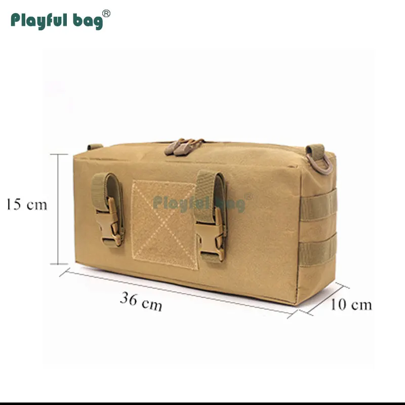 MOLLE-Bolso multifuncional 600D, paquete táctico deportivo de caza, almacenamiento ligero para senderismo, AVA174 - imagen 4