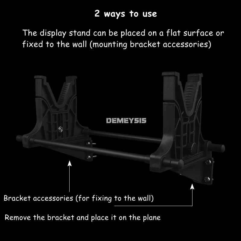 Soporte de exhibición de doble propósito para Rifles de caza, accesorios decorativos, soporte de almacenamiento seguro, equipo táctico, soporte para colgar en la pared - imagen 5