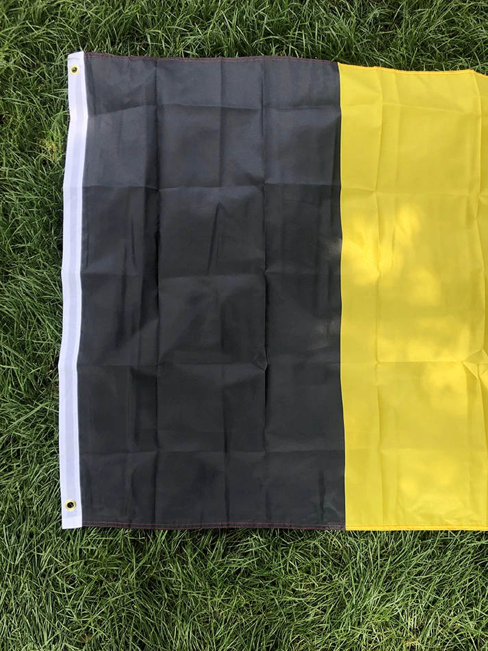 BANDERA DE SKY, envío gratis, gran bandera BELGA, 90x150cm, pancarta de poliéster colgante nacional de Bélgica, bandera de Bélgica - imagen 3