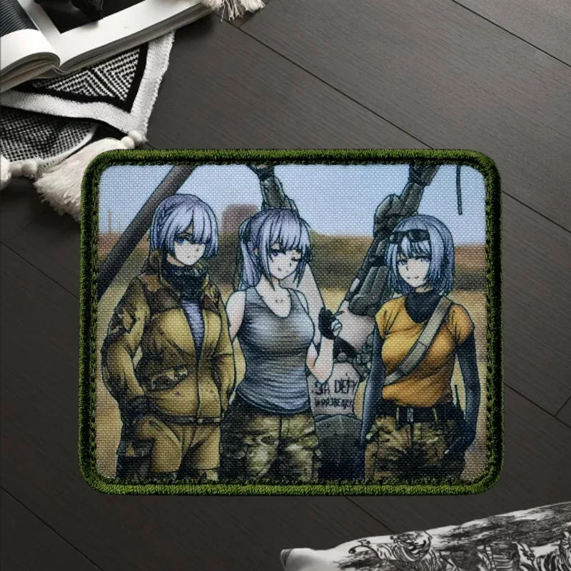 Parche "de primera línea AK15, AK12, RPK16", insignia de moral táctica, gancho y bucle impreso, mochila, ropa, pegatina decorativa, brazalete - imagen 3