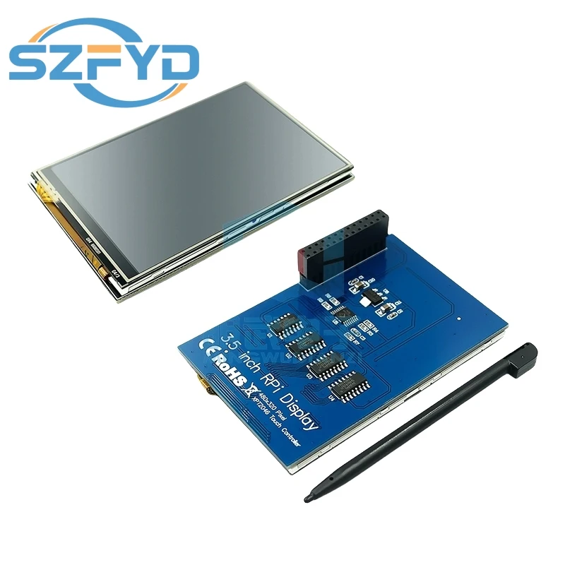Módulo de pantalla Raspberry Pi de 3,5 pulgadas Pantalla táctil de 3,5 pulgadas Pantalla táctil TFT de 320 × 480 con lápiz táctil para Raspberry Pi A, - imagen 3