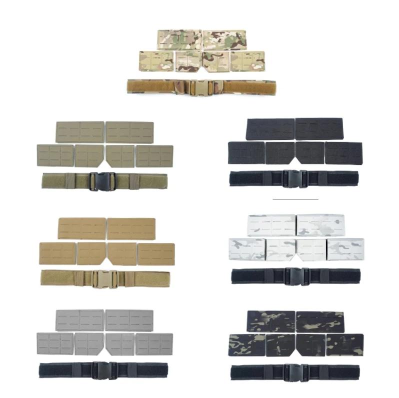 Cinturón Modular de camuflaje táctico, cinturón negro desmontable dividido, diseño de liberación rápida - imagen 2