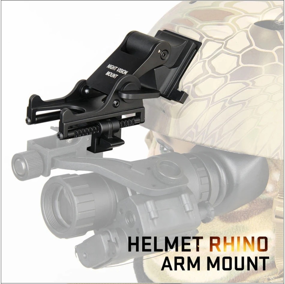 MICH M88 Kit de montaje de casco rápido para Rhino NVG PVS-14 PVS-7 visión nocturna Monocular soporte de casco de visión nocturna - imagen 5